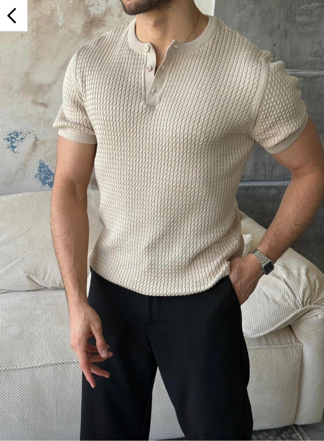 Patterned knitwear