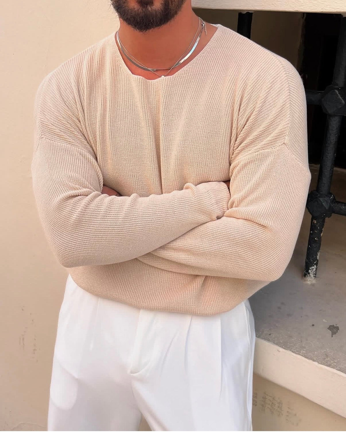 V neck knitwear