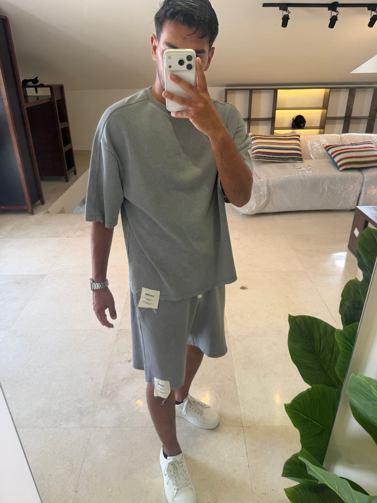 Oversized Washed Cotton set