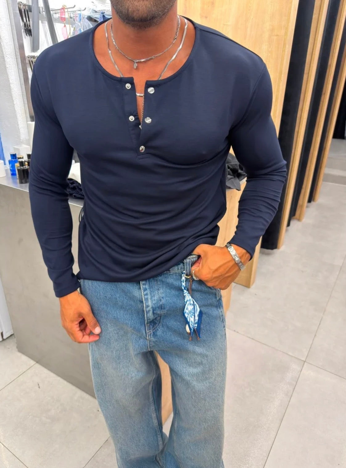 Buttons cotton top
