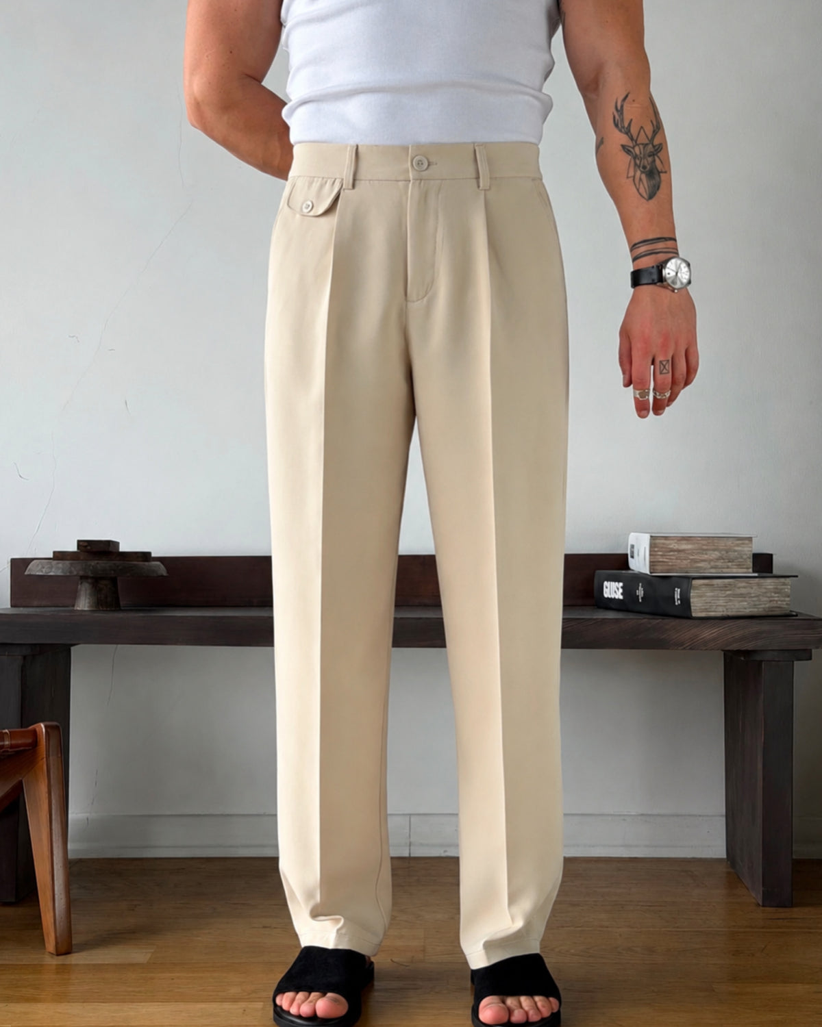 Premium double ketten pants