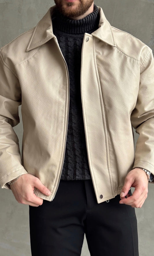 Leather jacket